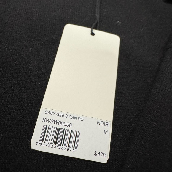 Zadig & Voltaire Wool & Cashmere Sweater (sleeves: Girls Can Do Anything) - Picture 2 of 5